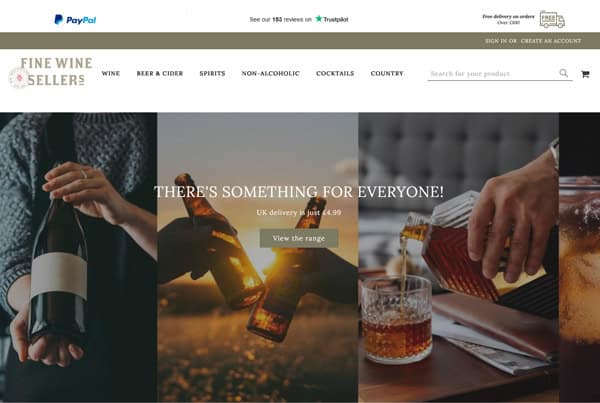 Wine Shop – Magento 2 website